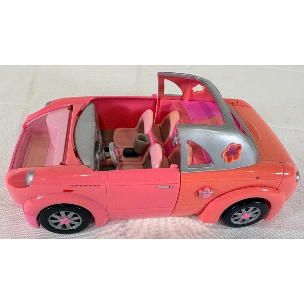 VTG Fashion‎ Polly Pocket 2002 Pink Stretch Limo Pool Car B1251 Sound Works